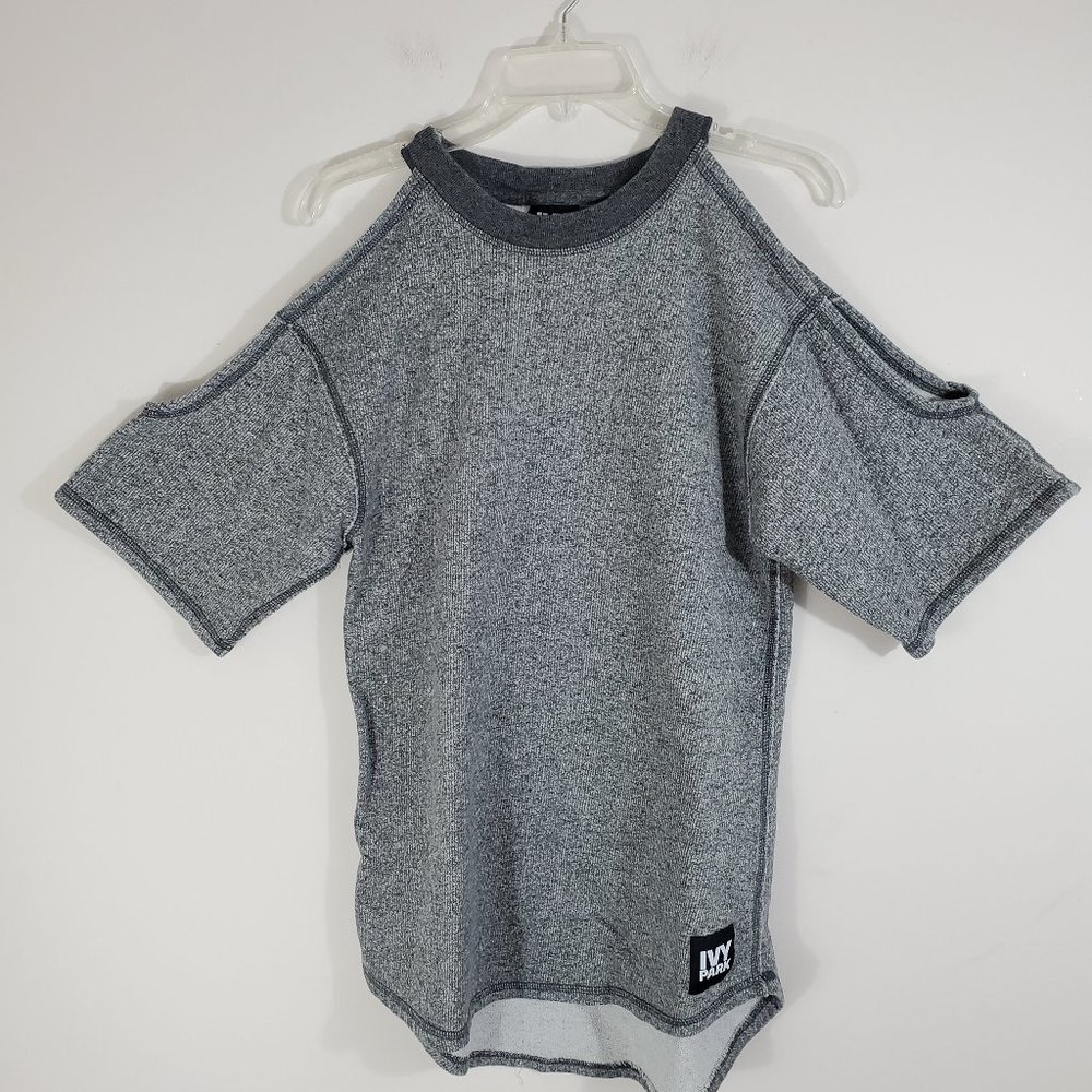 IVY PARK Cold Shoulder Sweatshirt Dress - Picture 2 of 7